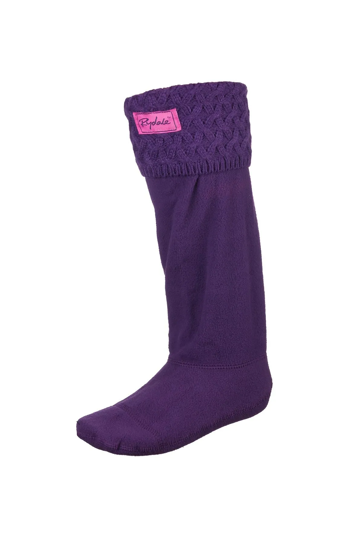 Ladies Cable Knit Boot Liners