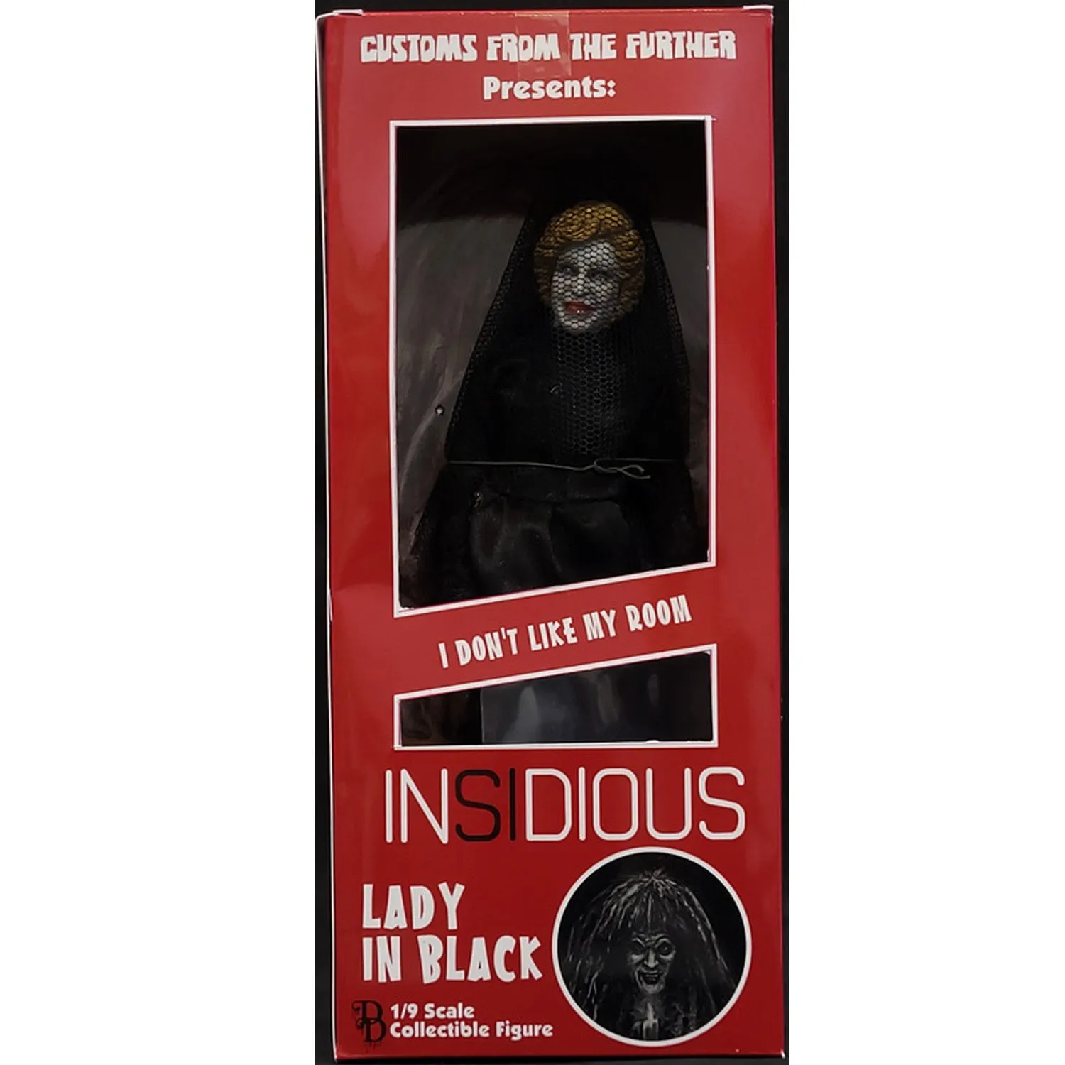 LADY in BLACK CUSTOM FIGURE