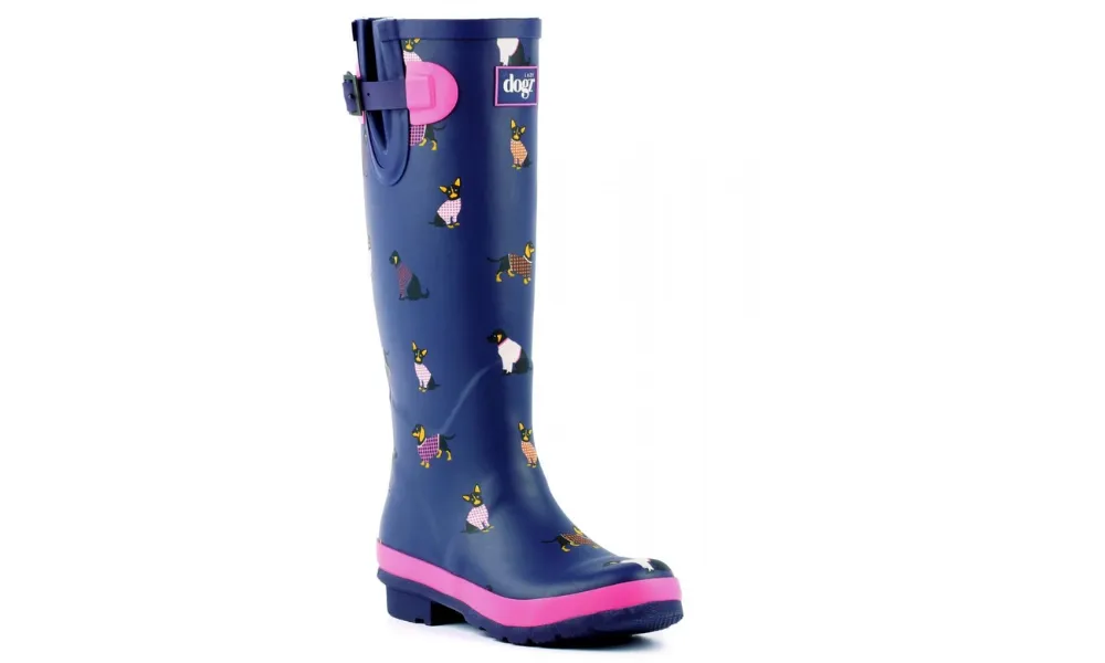 Lazy Dogz - Harper Wellingtons Navy