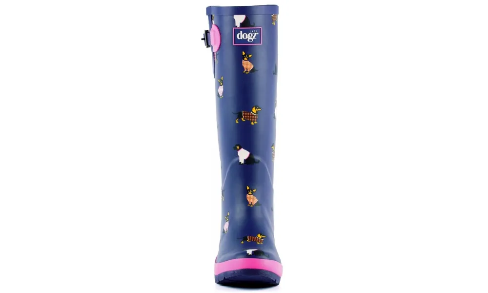 Lazy Dogz - Harper Wellingtons Navy