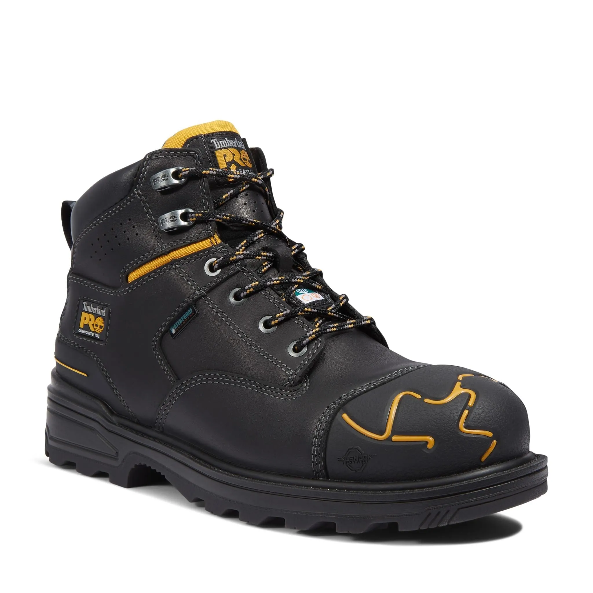 Magnitude 6 Inch Composite-Toe Waterproof PR Work Boot Black