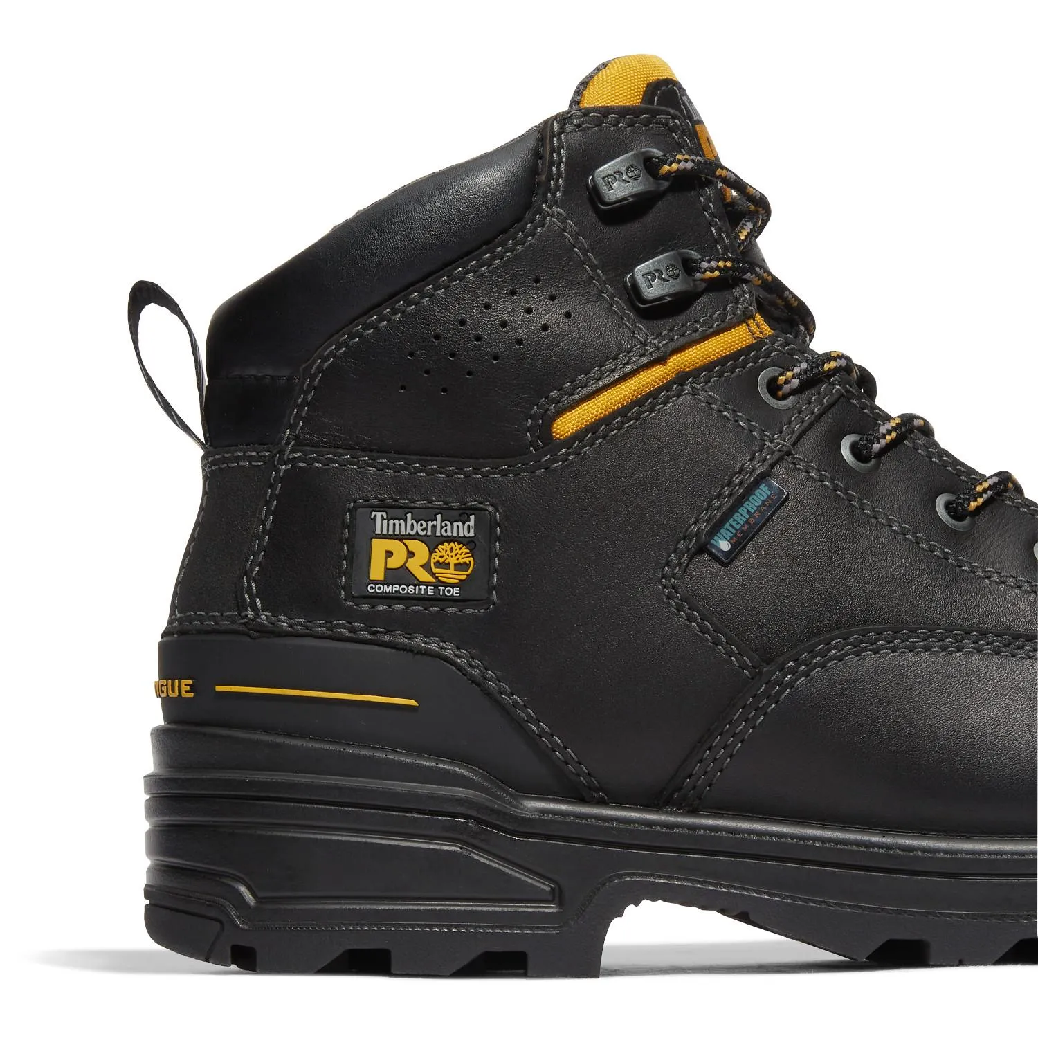 Magnitude 6 Inch Composite-Toe Waterproof PR Work Boot Black