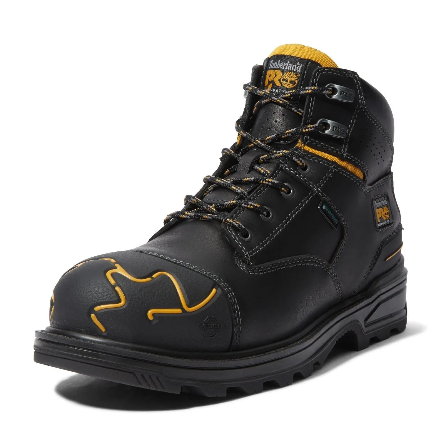 Magnitude 6 Inch Composite-Toe Waterproof PR Work Boot Black