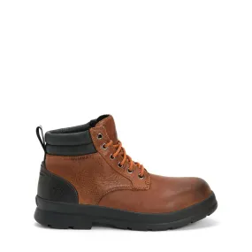 Men's Chore Farm Leather Lace-Up Safety Boots