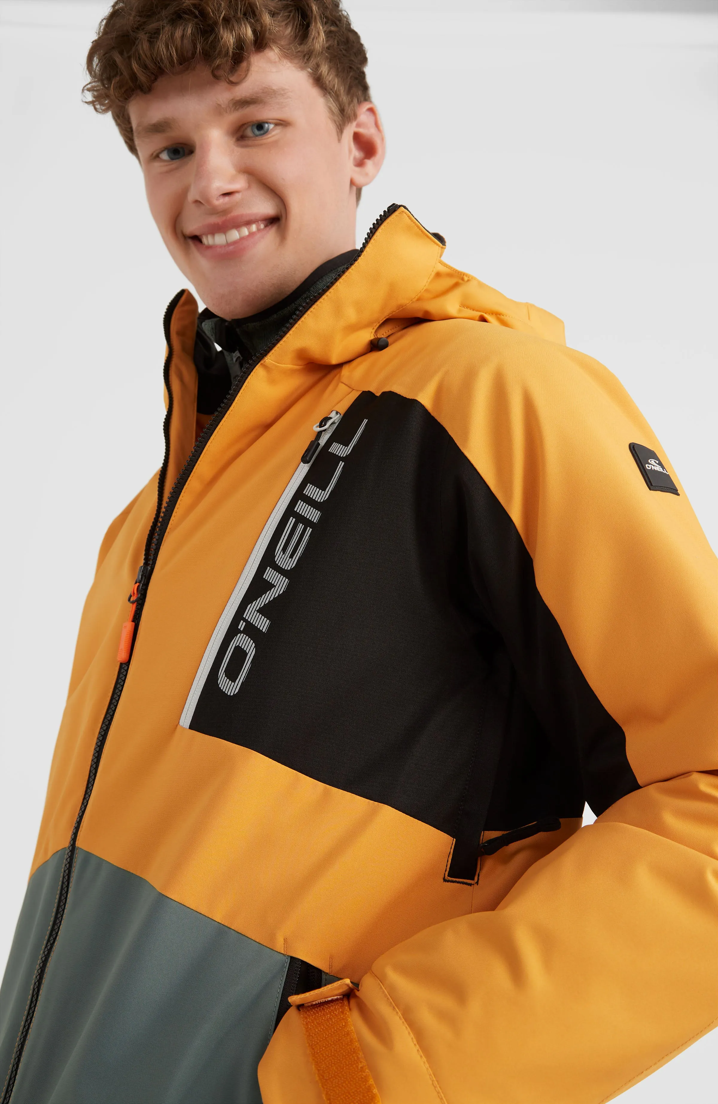 Men's Jigsaw Snow Jacket - Nugget Colour Block