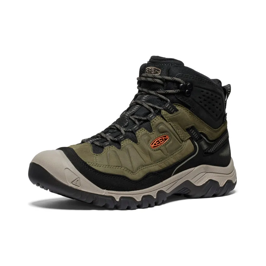 MEN'S TARGHEE IV MID WP  - DARK OLIVE/GOLD FLAME