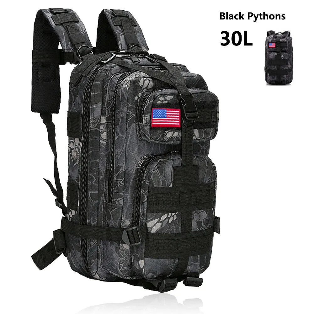 Military Outdoor Tactical Shoulder Backpack Camping Hiking Bag