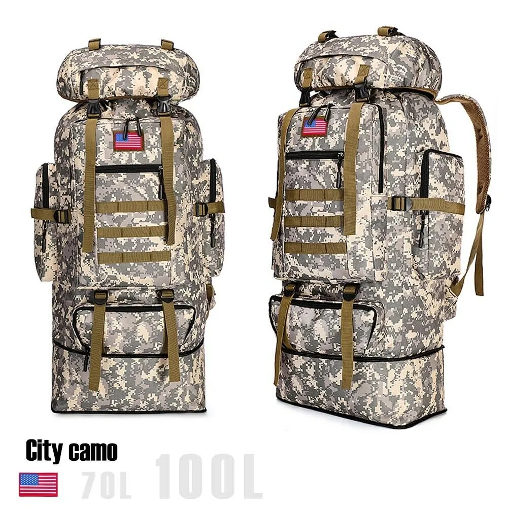 Military Outdoor Tactical Shoulder Backpack Camping Hiking Bag