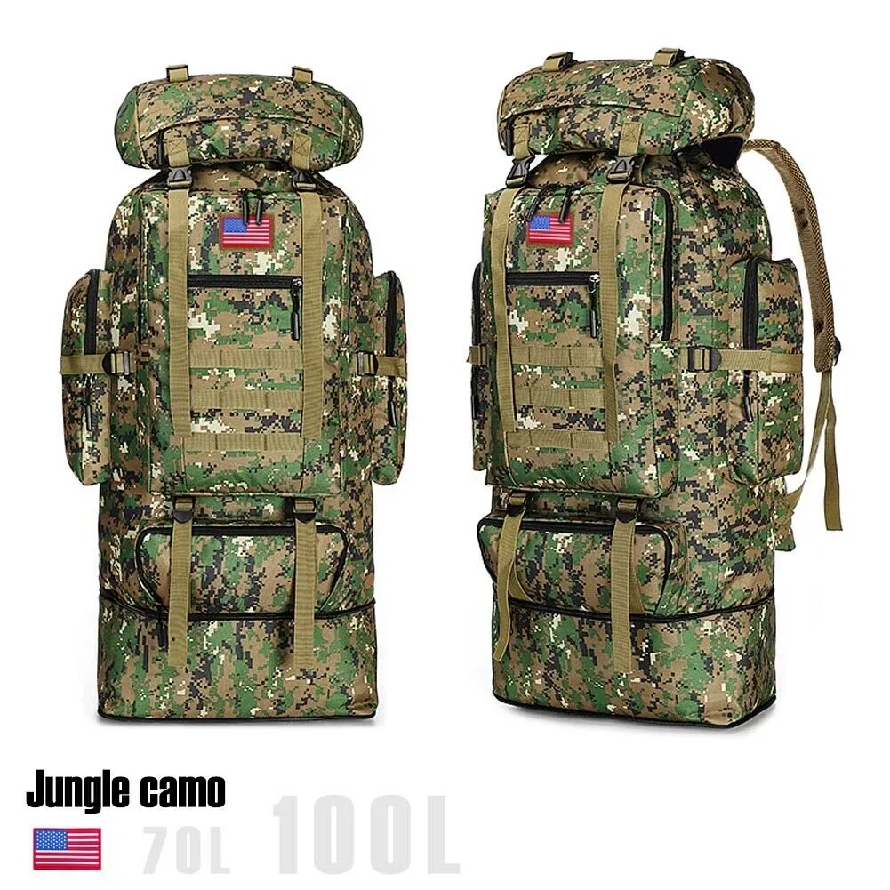 Military Outdoor Tactical Shoulder Backpack Camping Hiking Bag