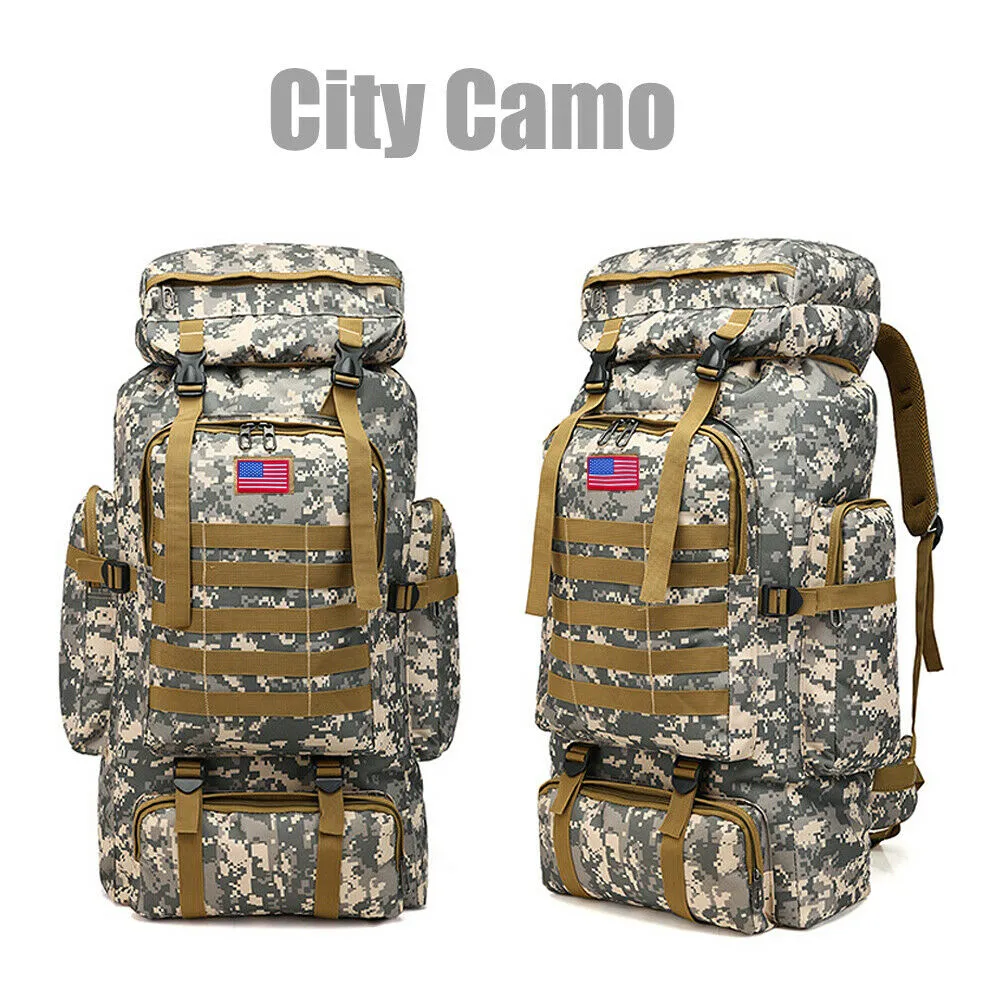 Military Outdoor Tactical Shoulder Backpack Camping Hiking Bag