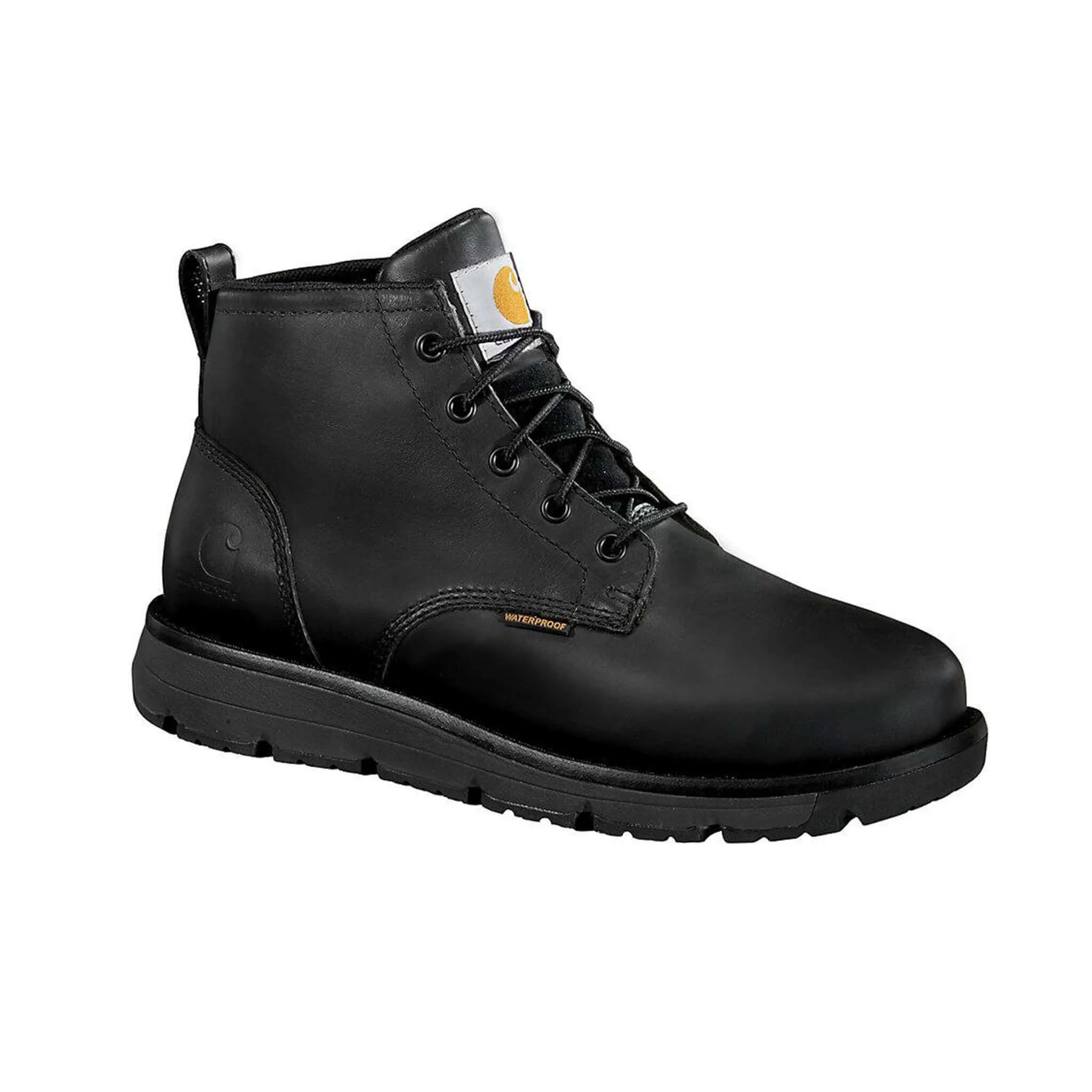 Millbrook Wp 5" Steel Toe Wedge Black Work Boot