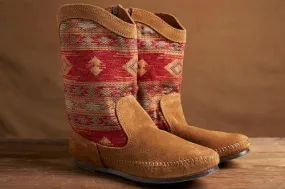 Minnetonka Moccasin, Baja Boot, Red