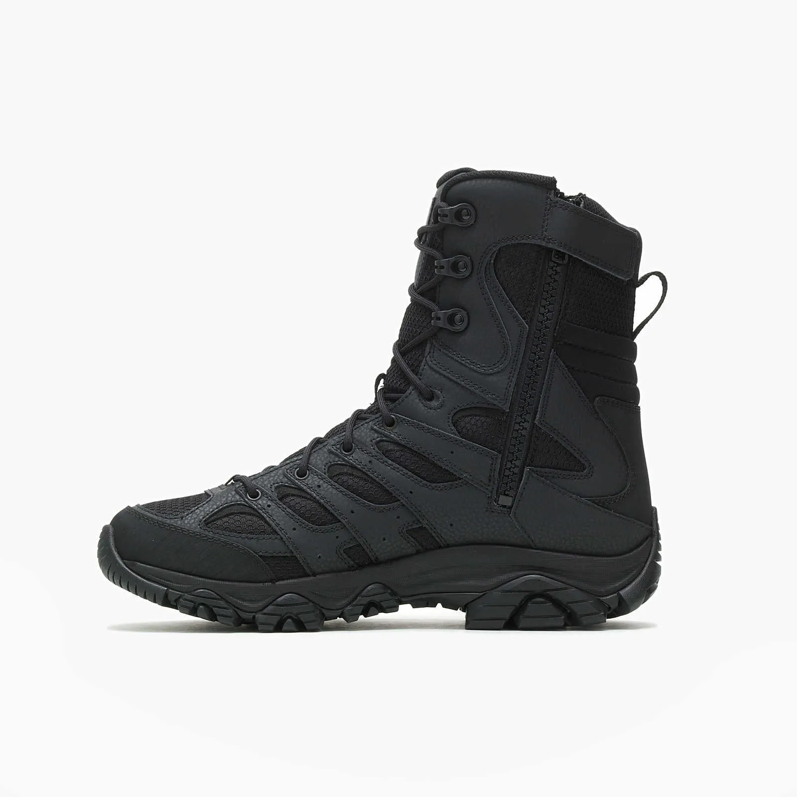 Moab 3 8" Zip Men's Tactical Work Boots Tactical Black