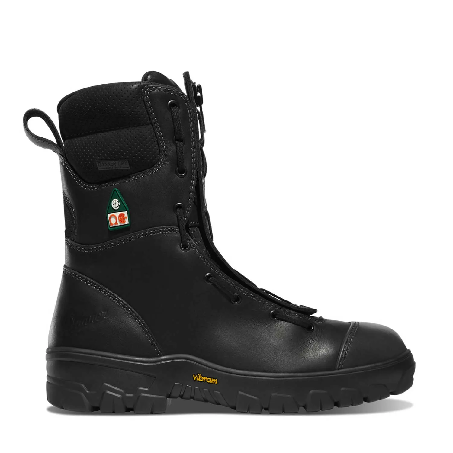 Modern Firefighter 8 Inch Composite-Toe NMT Work Boot Black