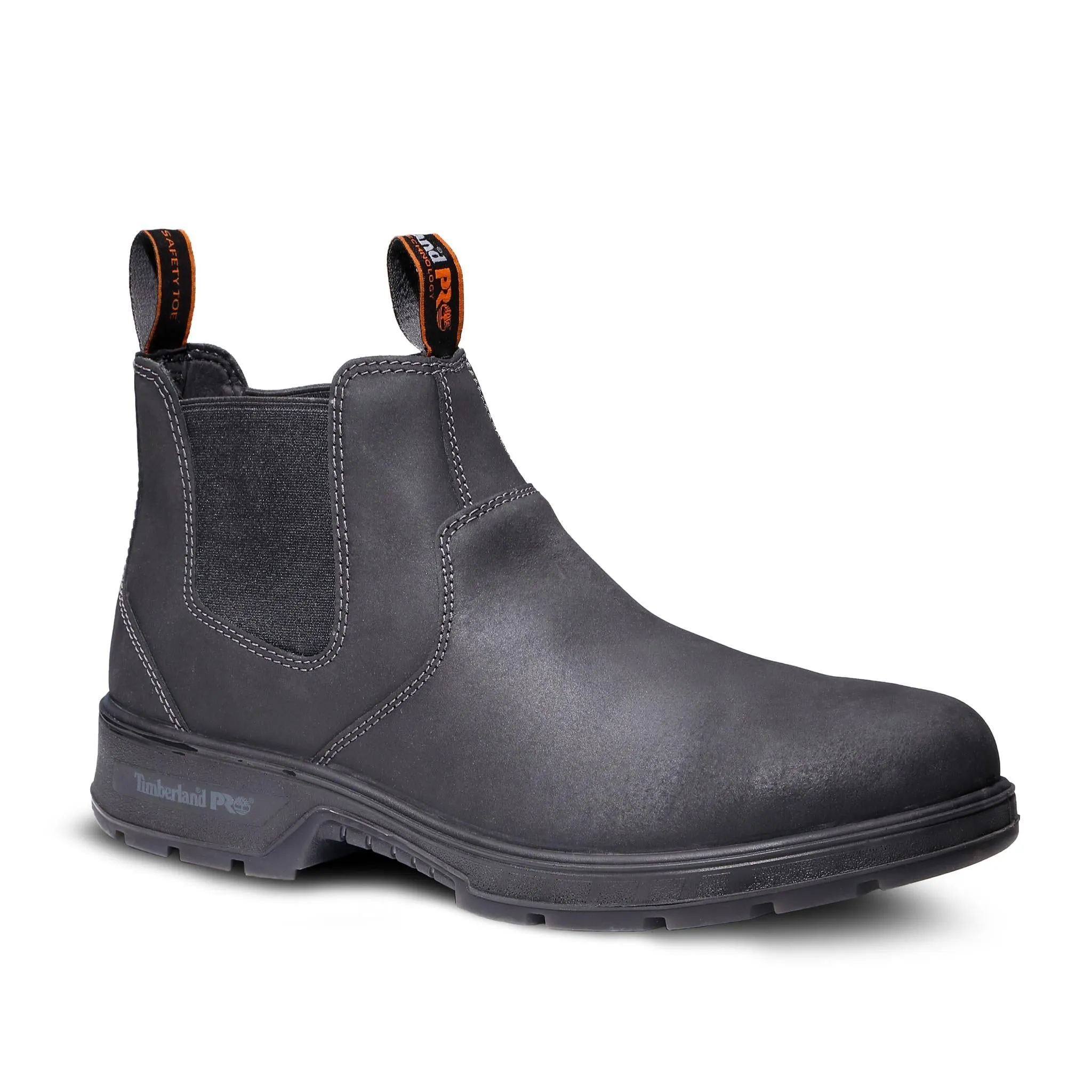 Nashoba Composite-Toe Chelsea Work Boot Black