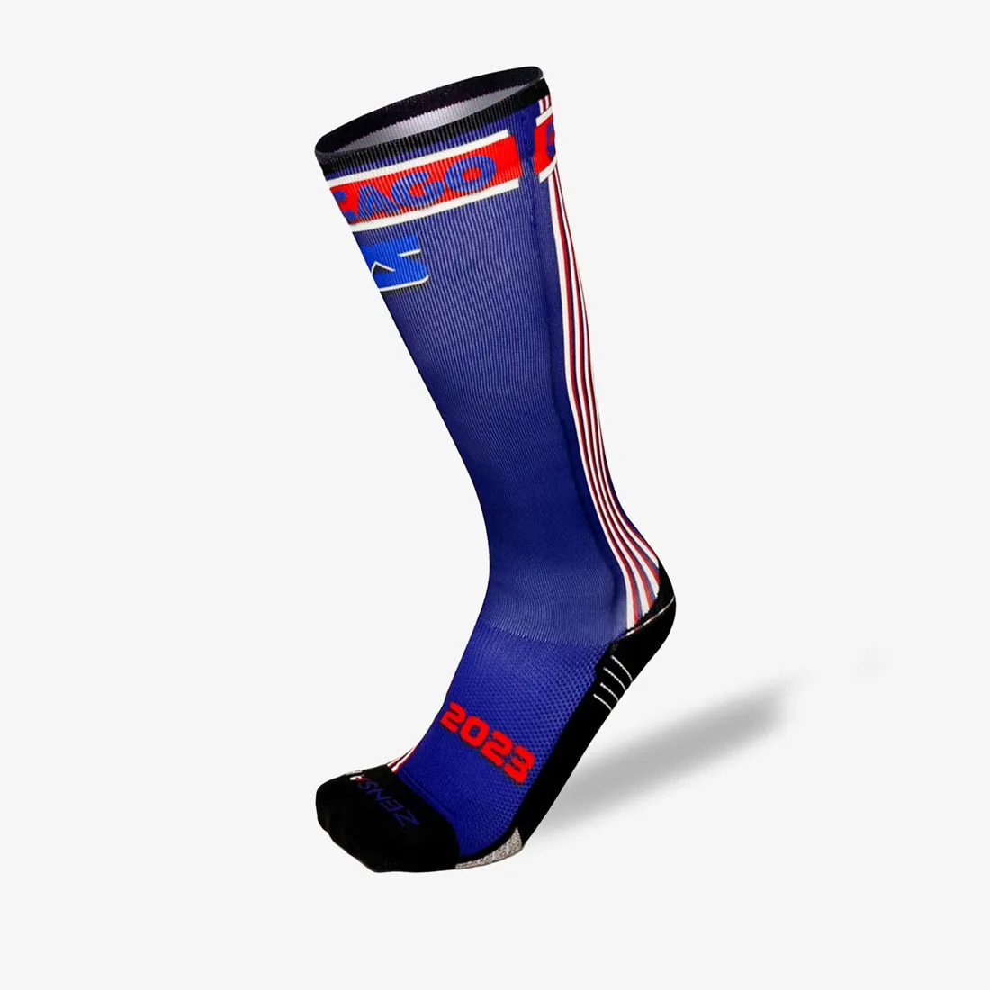 Old School Chicago Compression Socks (Knee-High)