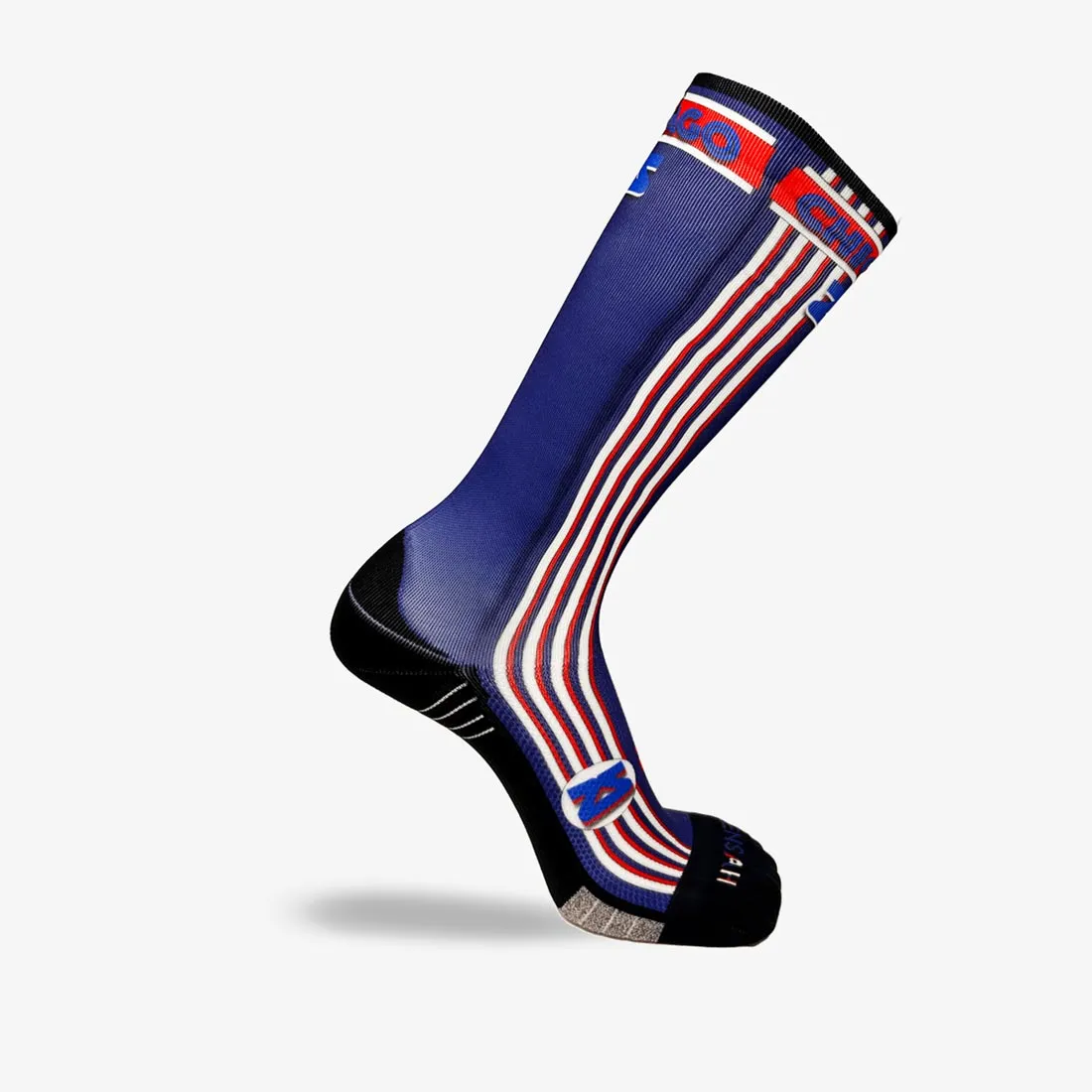 Old School Chicago Compression Socks (Knee-High)