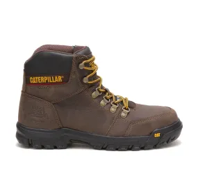 Outline Men's Steel-Toe Work Boots Seal Brown