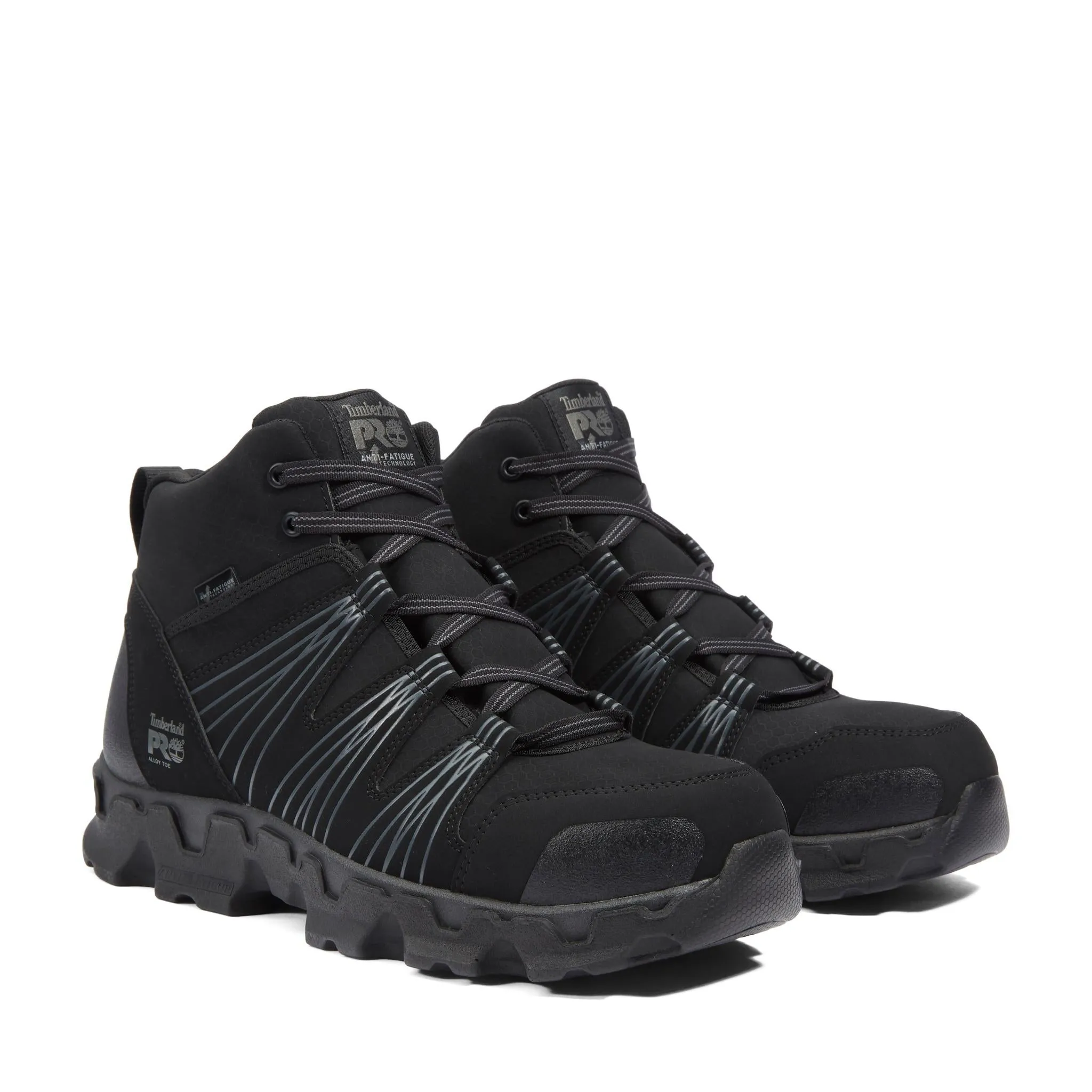 Powertrain Alloy-Toe Work Boot Black