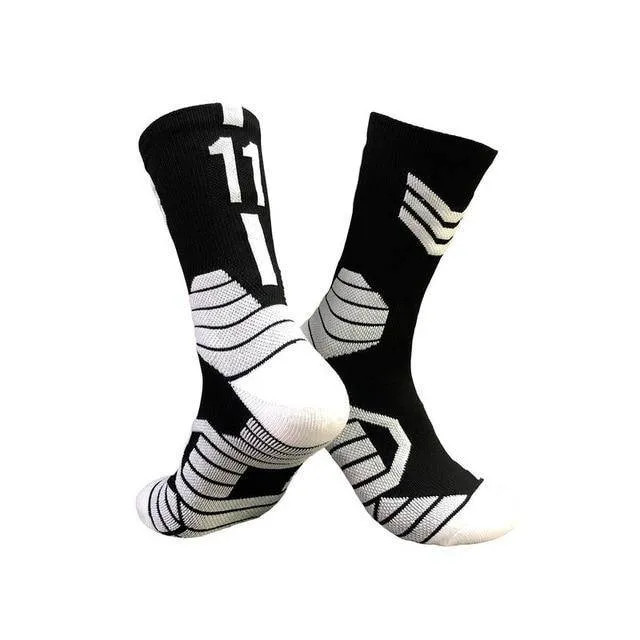 Professional Super Star Basketball Socks Elite Thick Sports Socks Non-slip Durable