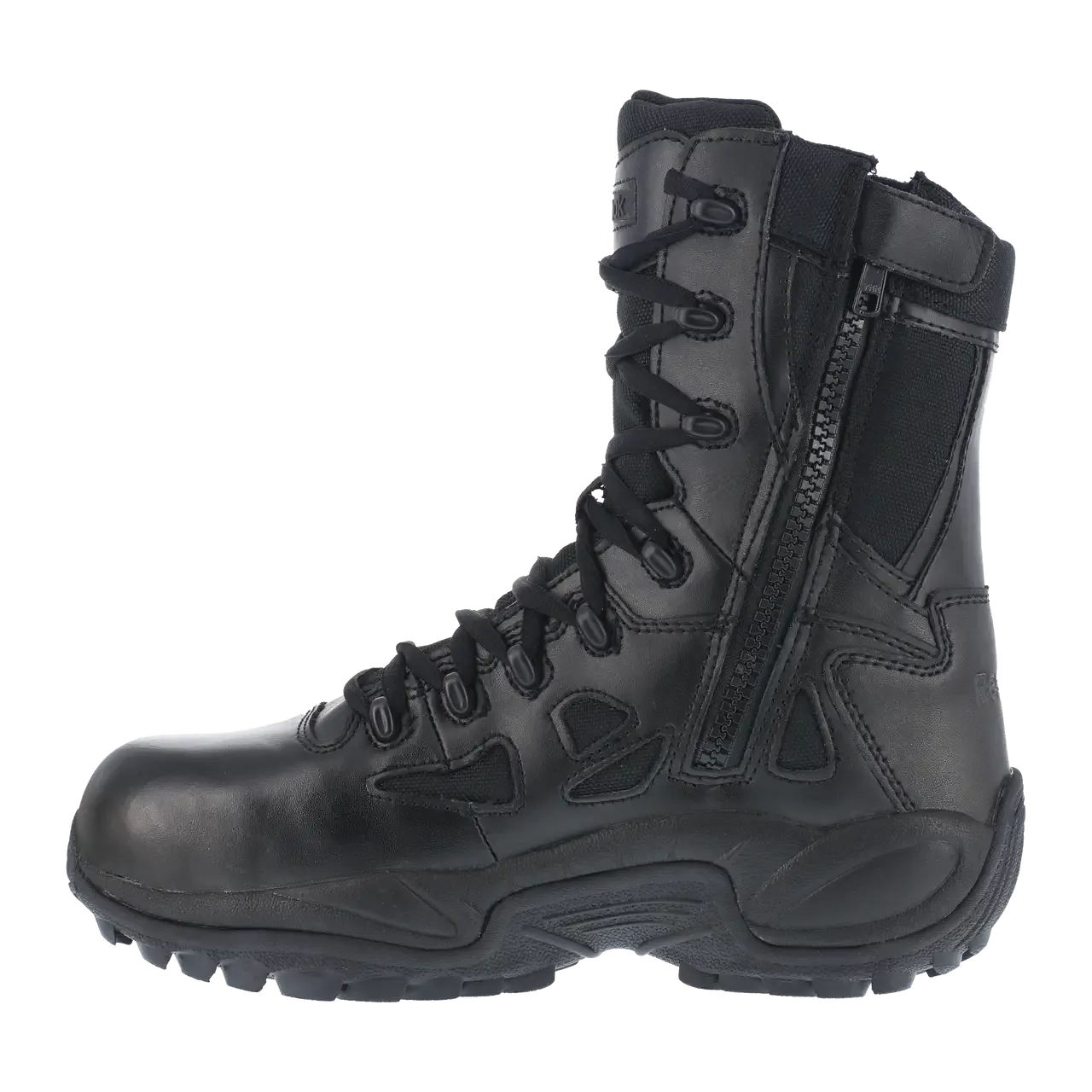 Rapid Response Rb 8 Inch Composite-Toe Tactical Work Boot Black