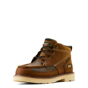 Rebar Lift Chukka Composite Toe Work Boot Distressed Brown