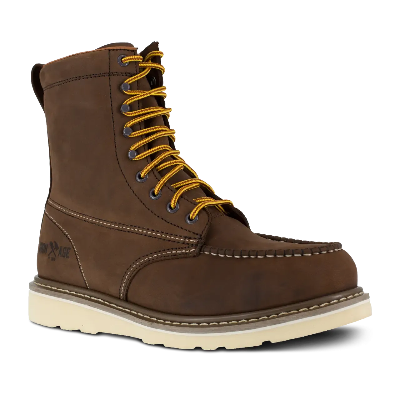 Reinforcer Steel-Toe 8 inch Work Boot Brown