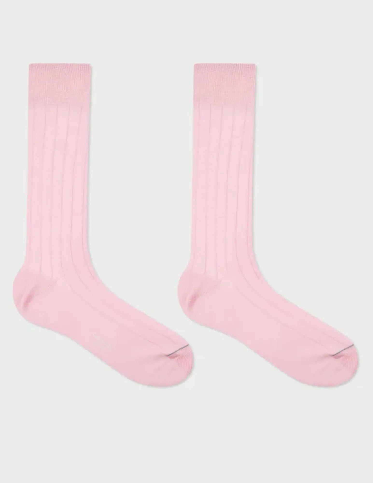 Ribbed Socks | Pink