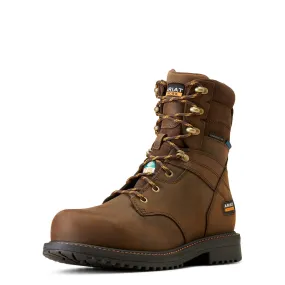 RigTEK 8in CSA Waterproof Composite Toe Work Boot Oily Distressed Brown