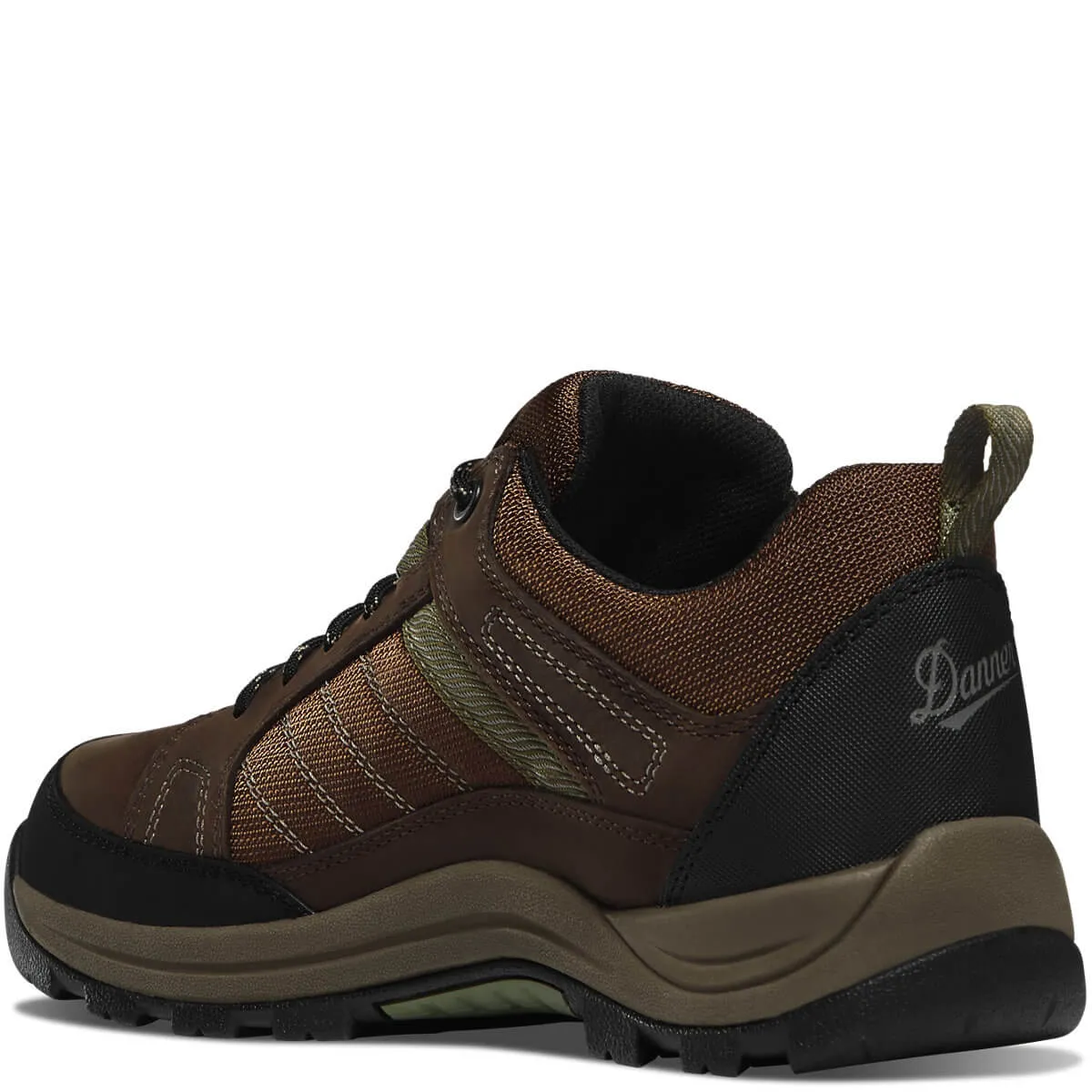 Riverside 3 Inch Soft-Toe Waterproof Shoe Brown/Green