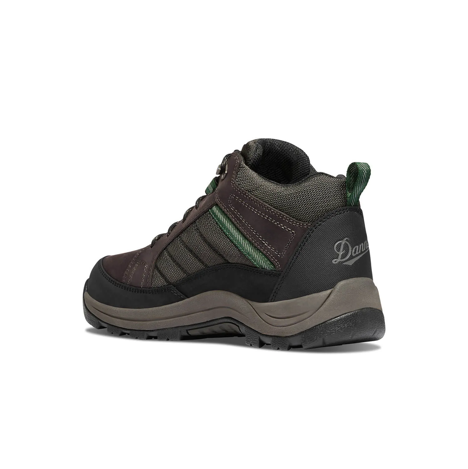 Riverside 4.5 Inch Steel-Toe Waterproof Work Boot Brown/Green