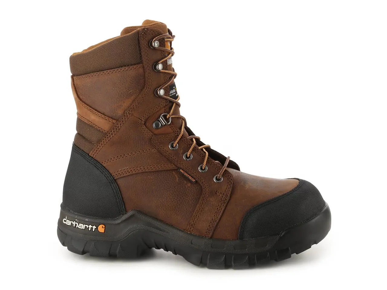 Rugged Flex Wp Ins. Pr 8" Composite Toe Brown Work Boot