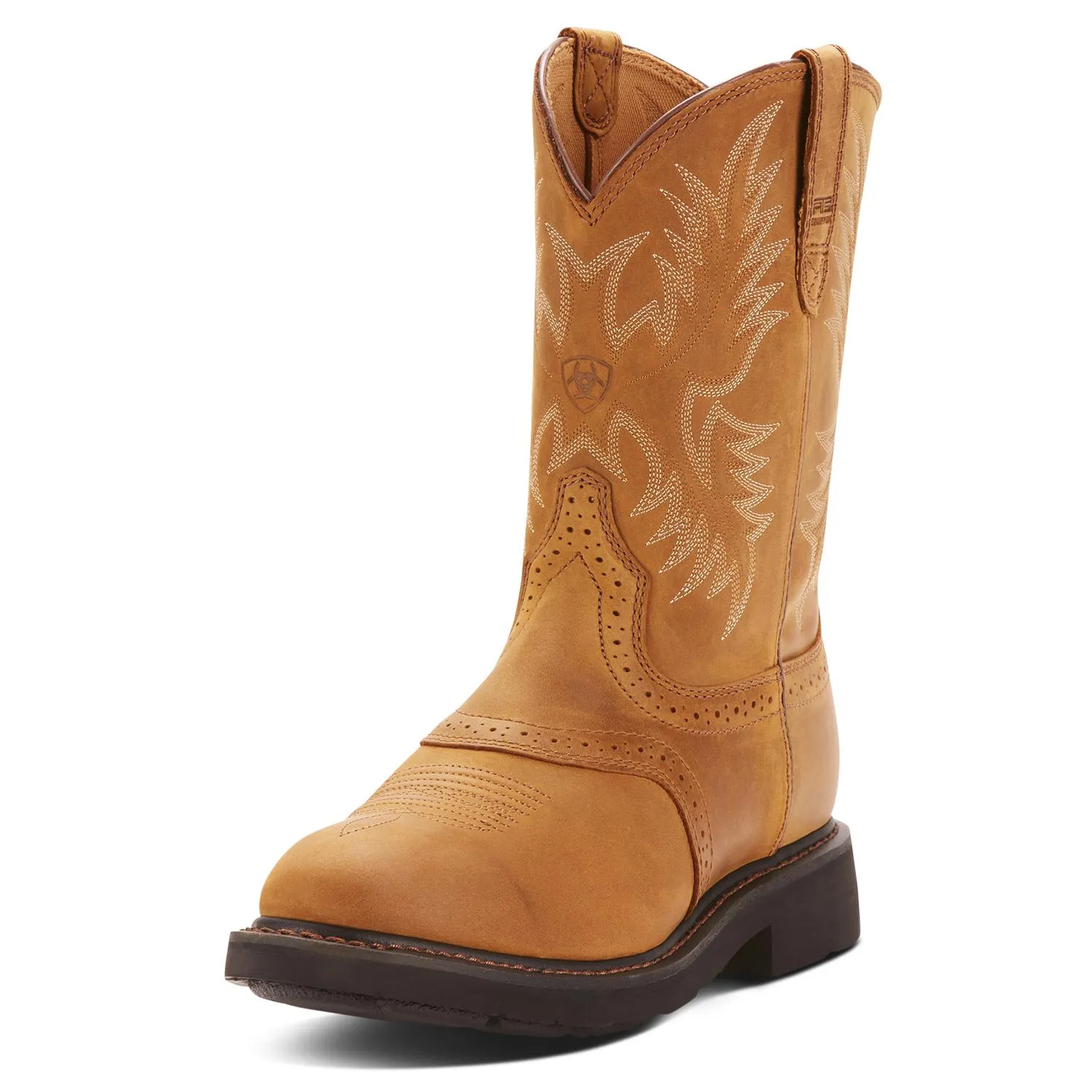 Sierra Saddle Work Boot Aged Bark