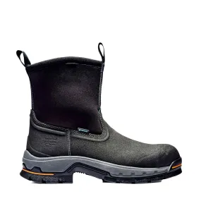 Stockdale Alloy-Toe Waterproof Pull-On Work Boot Black