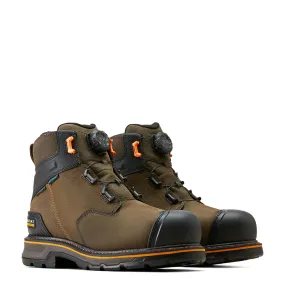 Stump Jumper 6in Waterproof Composite Toe Work Boot Dark Hickory