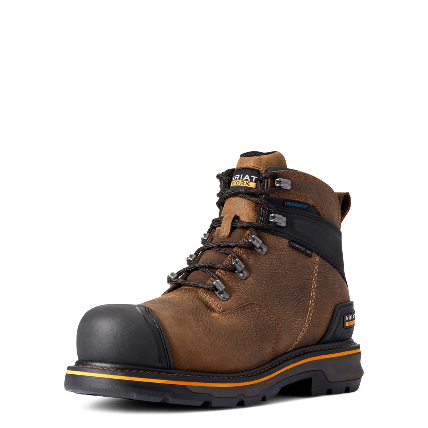 Stump Jumper 6in Waterproof Composite Toe Work Boot Dark Hickory