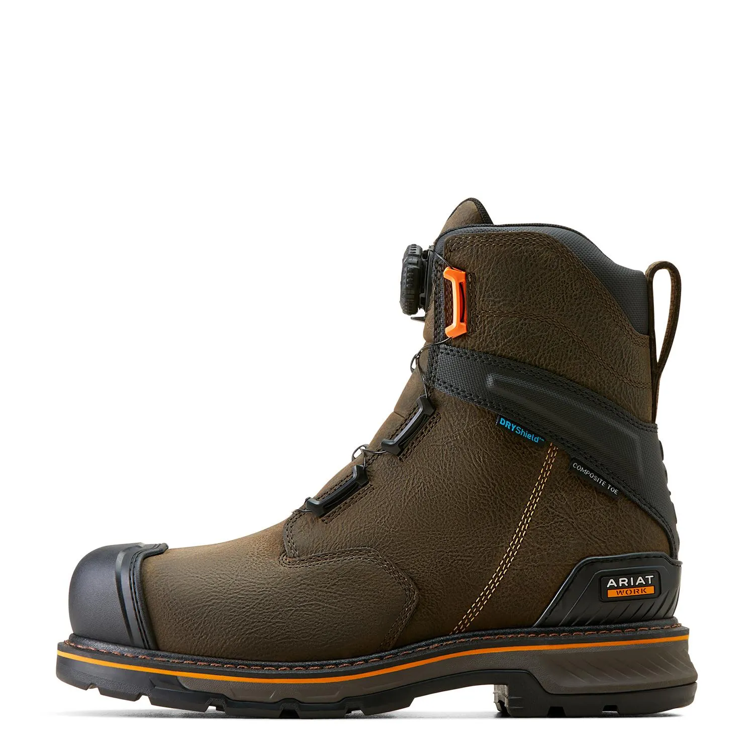 Stump Jumper 8in BOA Waterproof Composite Toe Work Boot Iron Coffee