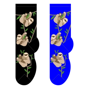 Swinging Sloth Socks