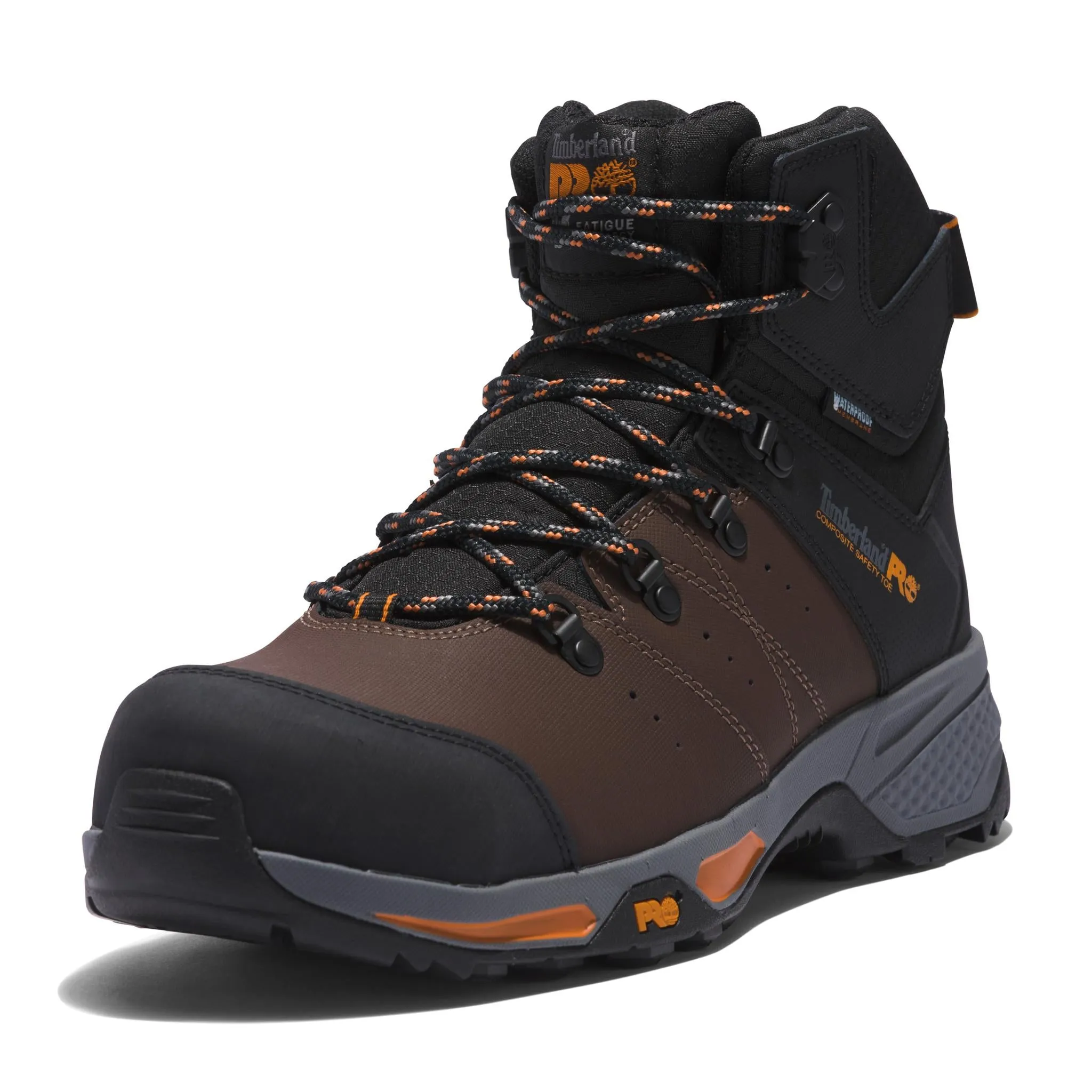 Switchback 6 Inch Composite-Toe Waterproof Work Boot Brown