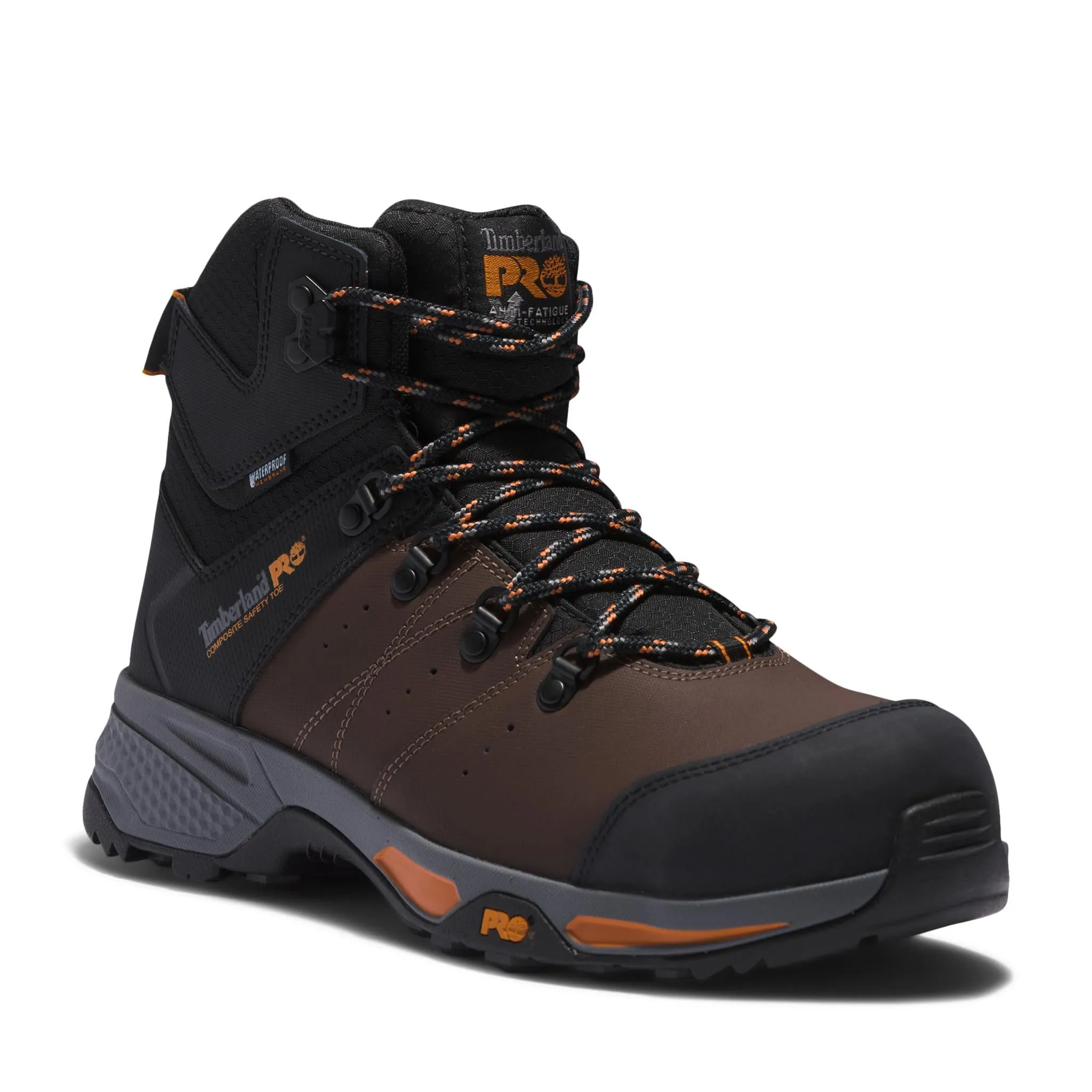 Switchback 6 Inch Composite-Toe Waterproof Work Boot Brown