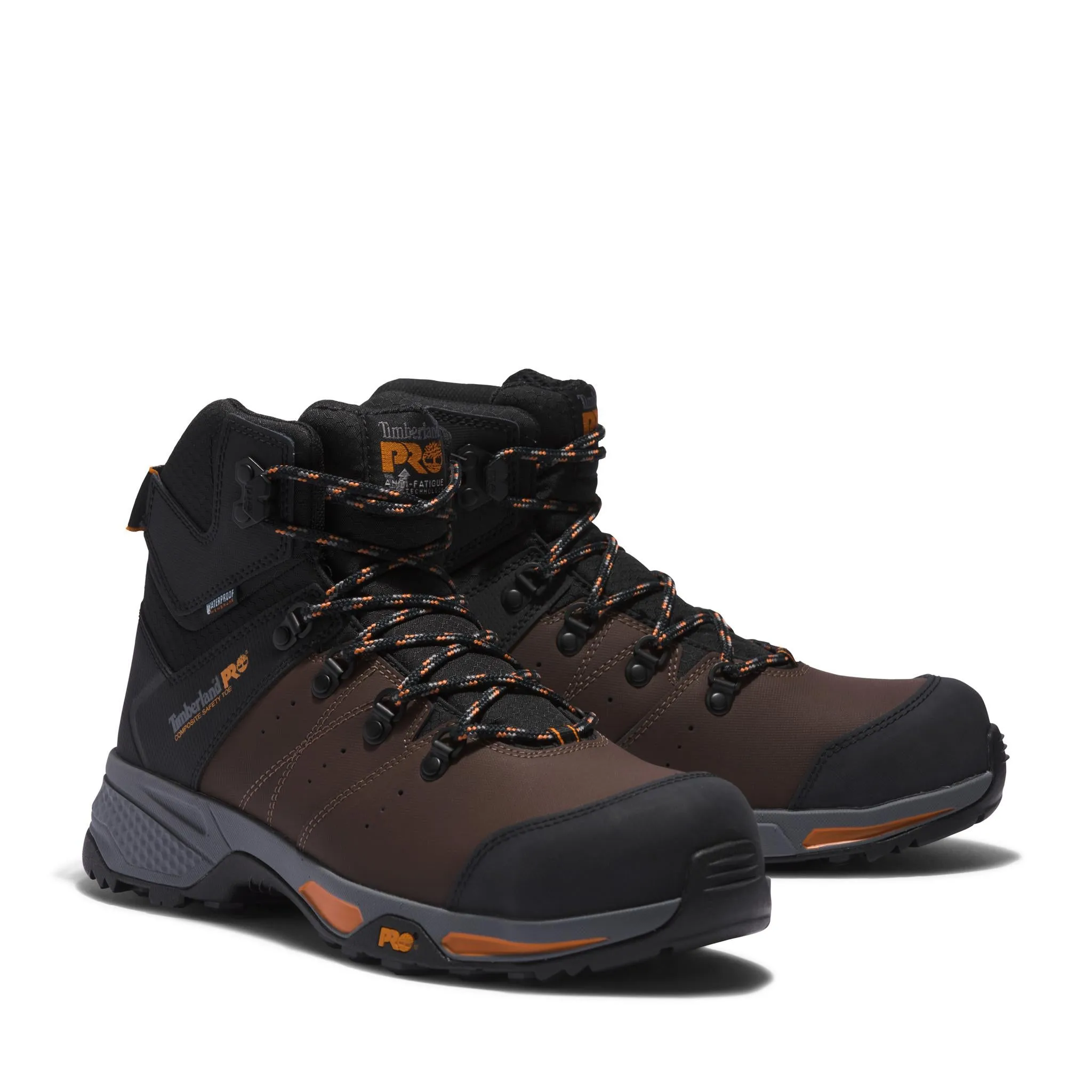 Switchback 6 Inch Composite-Toe Waterproof Work Boot Brown