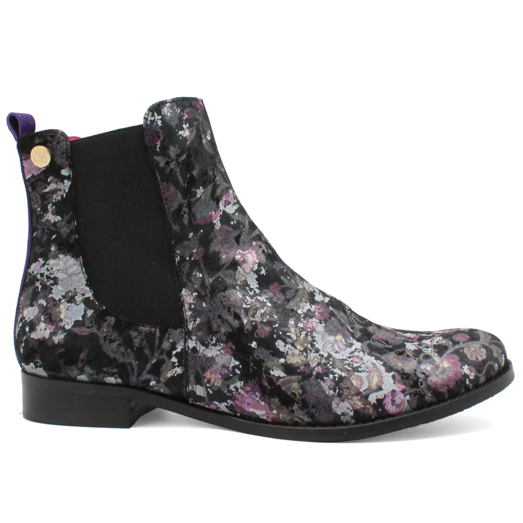 Taille - Grey Antique Floral Chelsea boot Last pair 37!