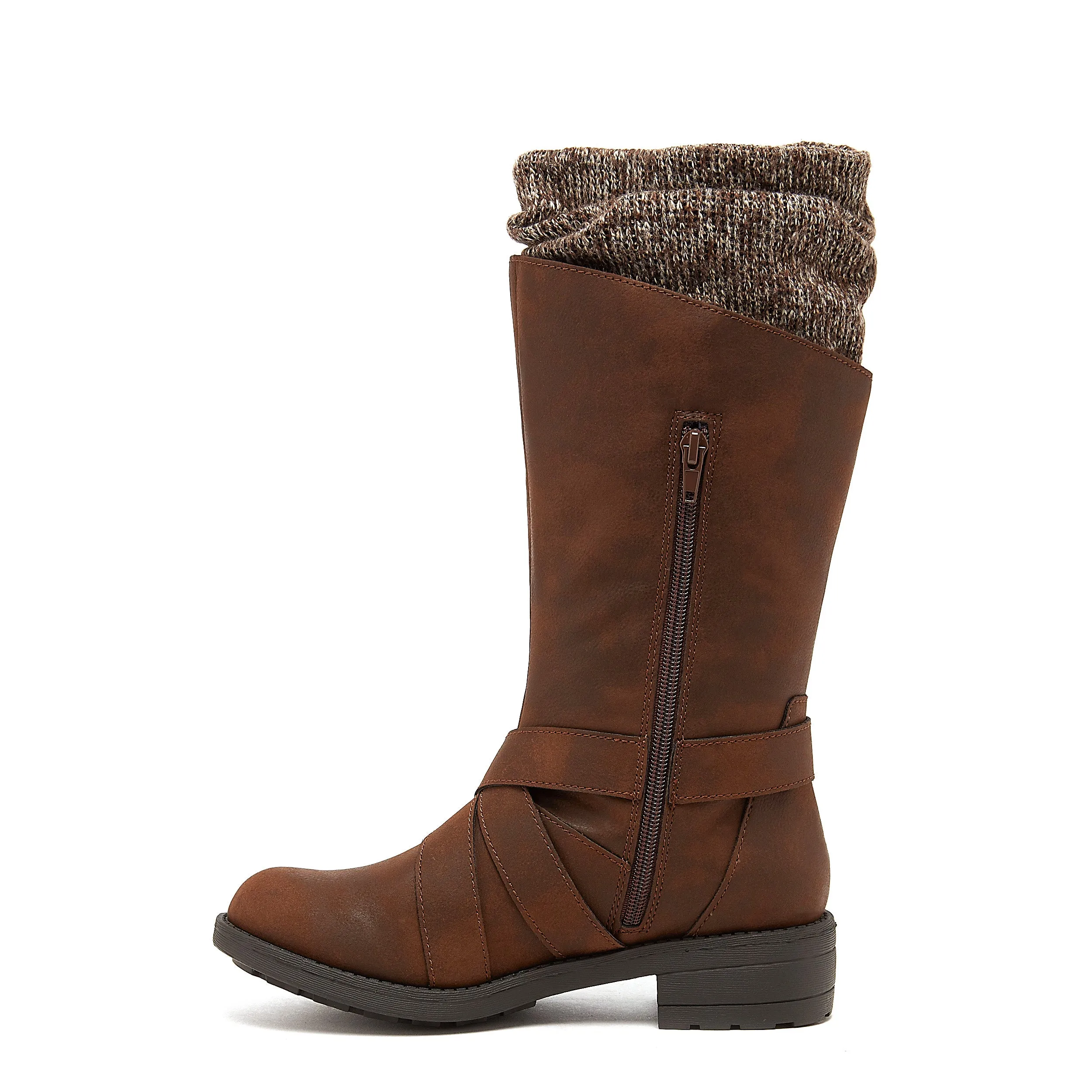 Telsa Brown Strap Boot