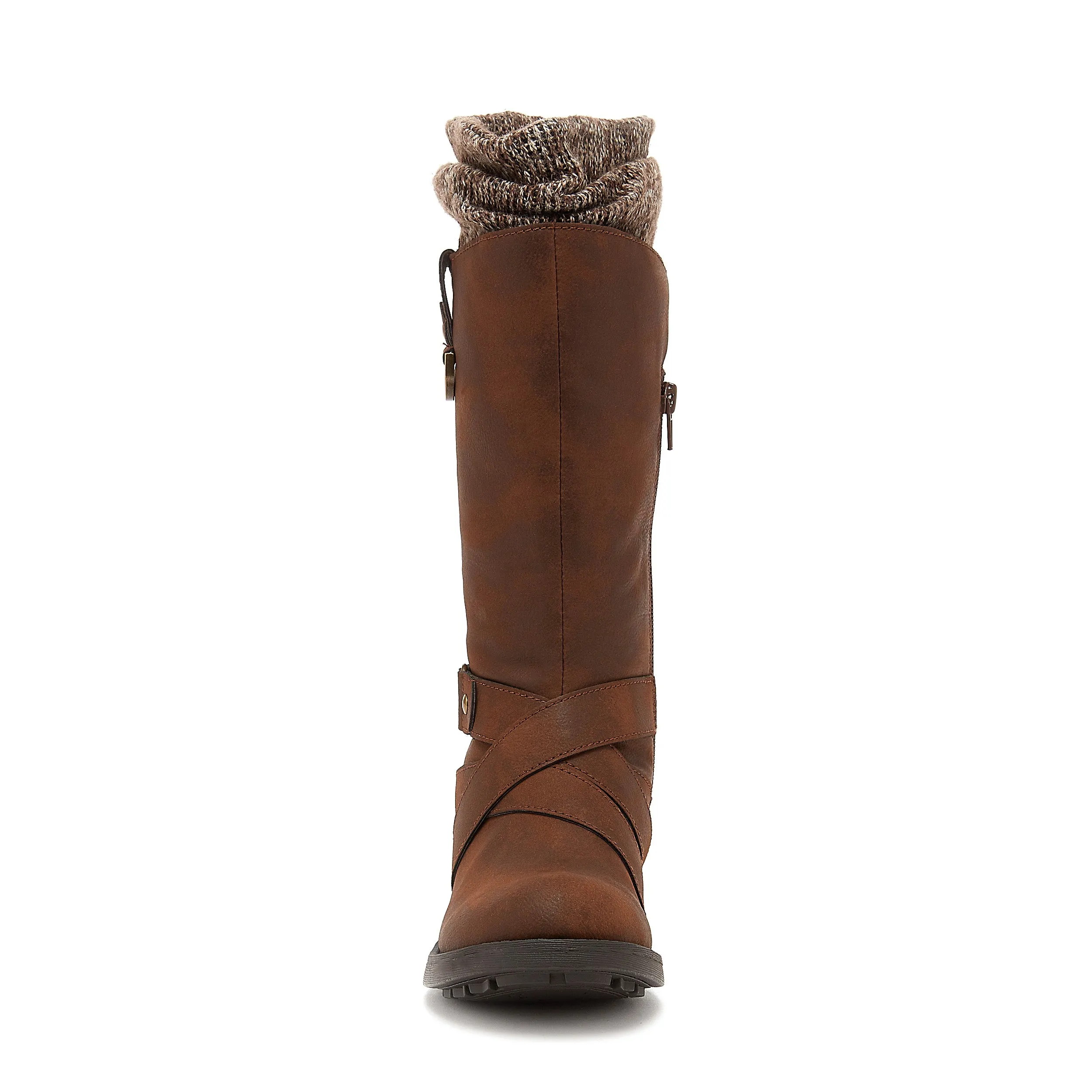 Telsa Brown Strap Boot