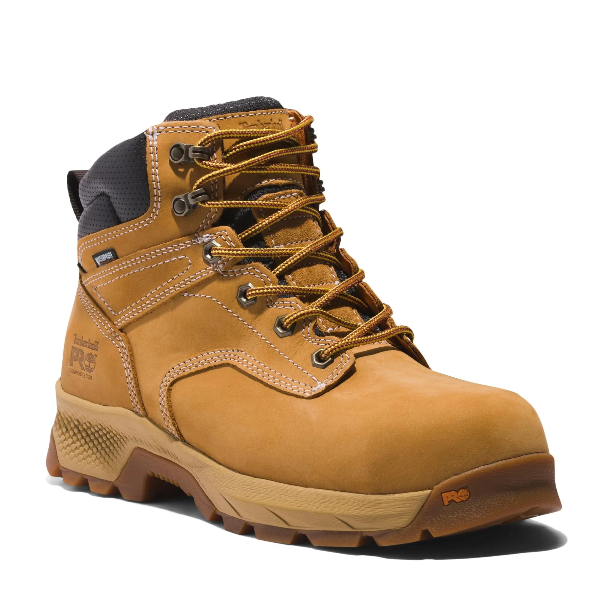 Titan Ev 6 Inch Composite-Toe Waterproof Work Boot Wheat