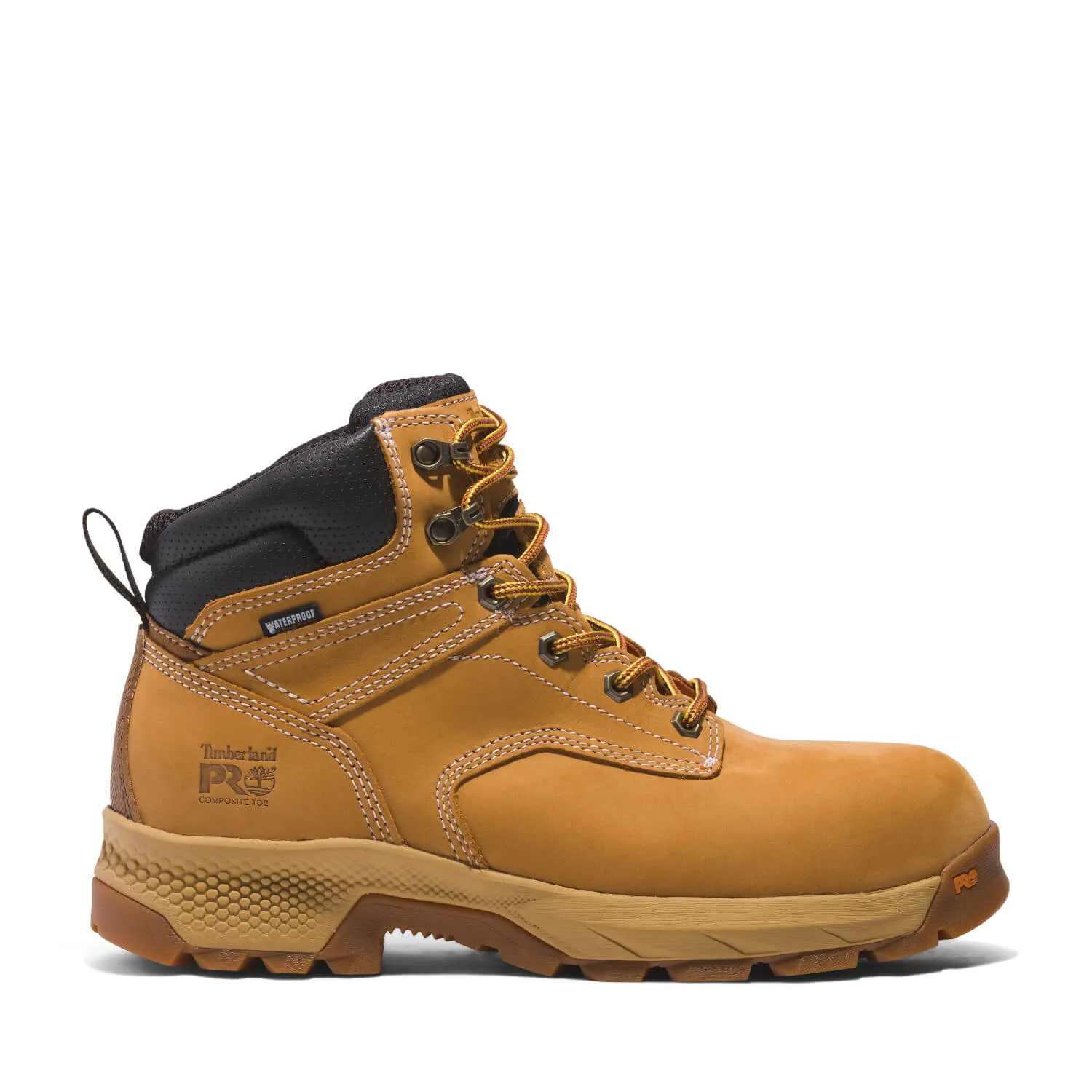 Titan Ev 6 Inch Composite-Toe Waterproof Work Boot Wheat