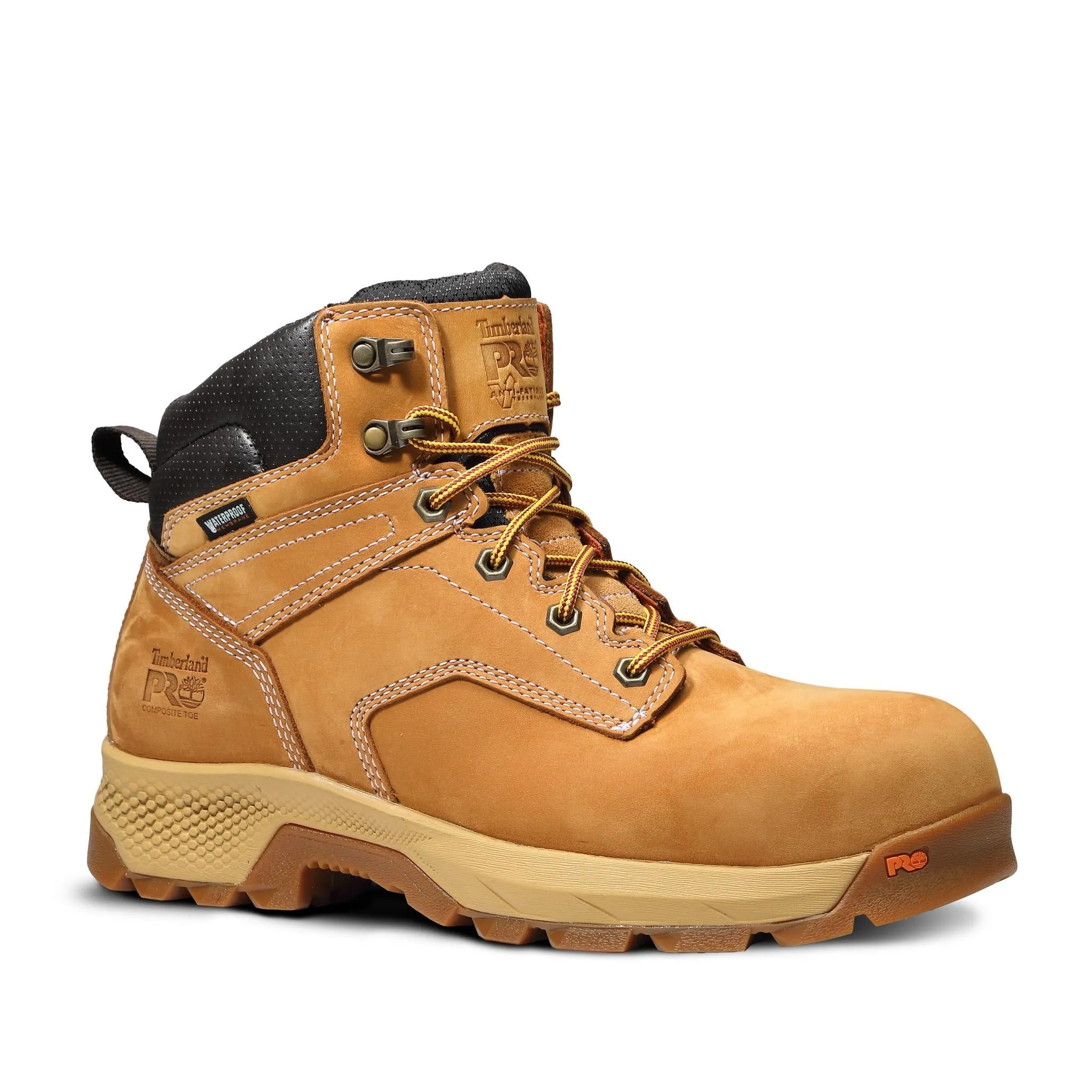 Titan Ev 6 Inch Composite-Toe Waterproof Work Boot Wheat