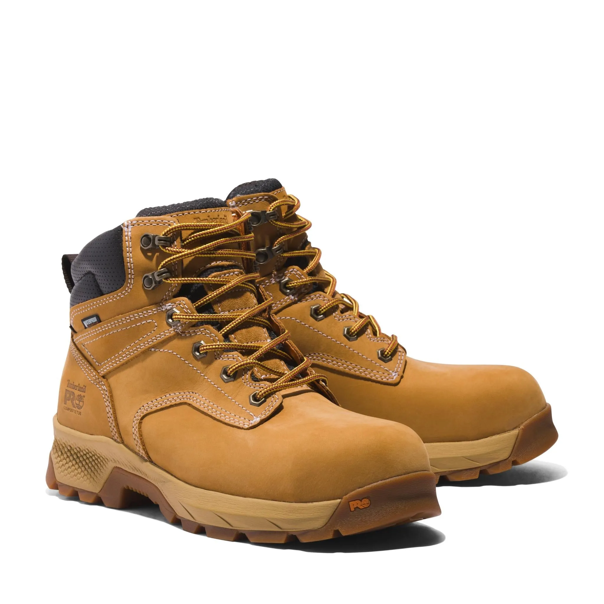 Titan Ev 6 Inch Composite-Toe Waterproof Work Boot Wheat