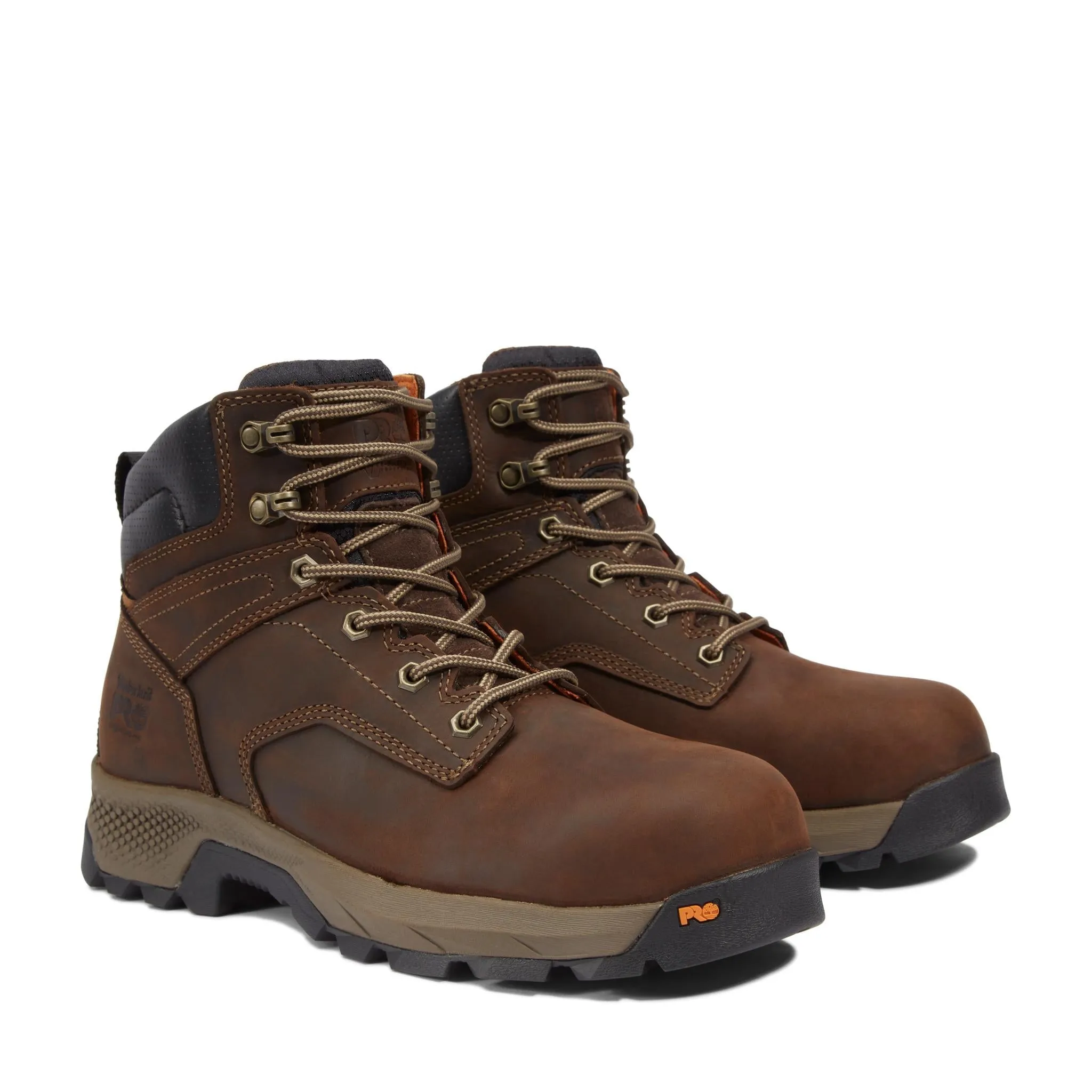 Titan Ev 6 Inch Composite-Toe Work Boot Brown