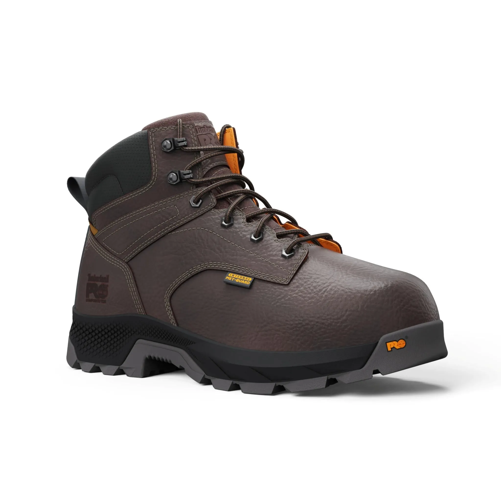 Titan Ev 6 Inch Composite-Toe Work Boot Dark Brown